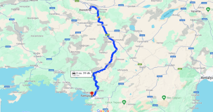 Denizli Fethiye Arası Kaç km? Masmavi Koylara Uzanan Yolculuk